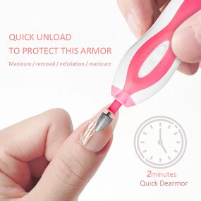 Electric Pedicure Nail Grinder - Professional Complet Manicure Pedicure Device Kit Tool