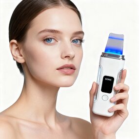 Professional Skin Scrubber Pro - Ultrasonic Blackhead Remover Deep Clean Facial Cleansing