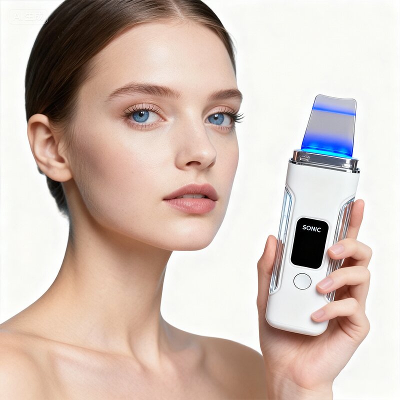 Professional Skin Scrubber Pro - Ultrasonic Blackhead Remover Deep Clean Facial Cleansing