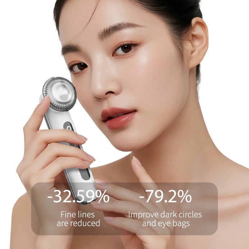 Anti-Aging Eye Massager - High Frequency Red Light Heating Ion Import Wrinkles Removal