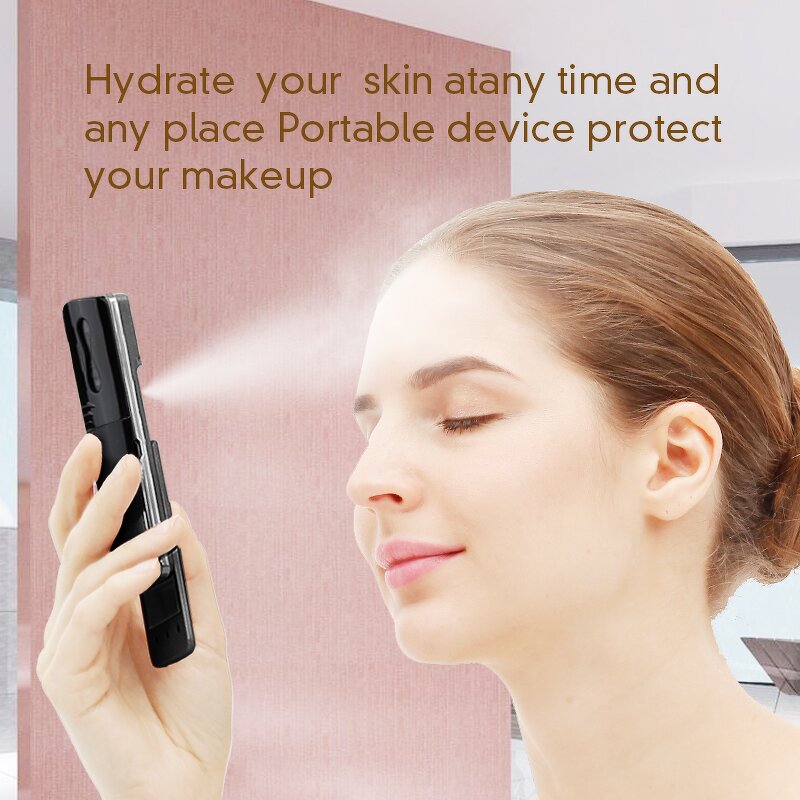 Water Tanning Mist Sprayer - Nano Spray Face Steamer Liquid Mister Facial Tanning Tool