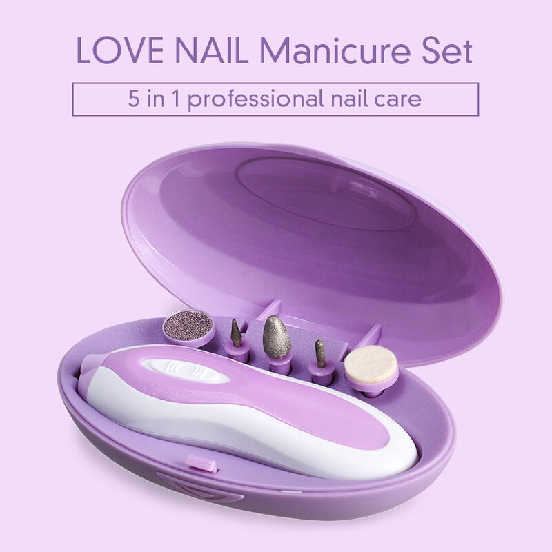 Wireless Baby Nail Polisher - Rounded Shape Portable Automatic Kids Nail Care Cutter Tool