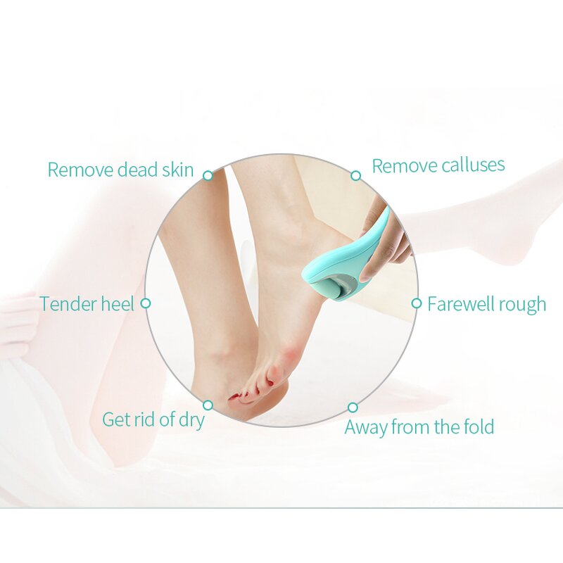 Rechargeable Electric Foot File - Callus Remover Hard Skin Exfoliant Long Service Time Tool