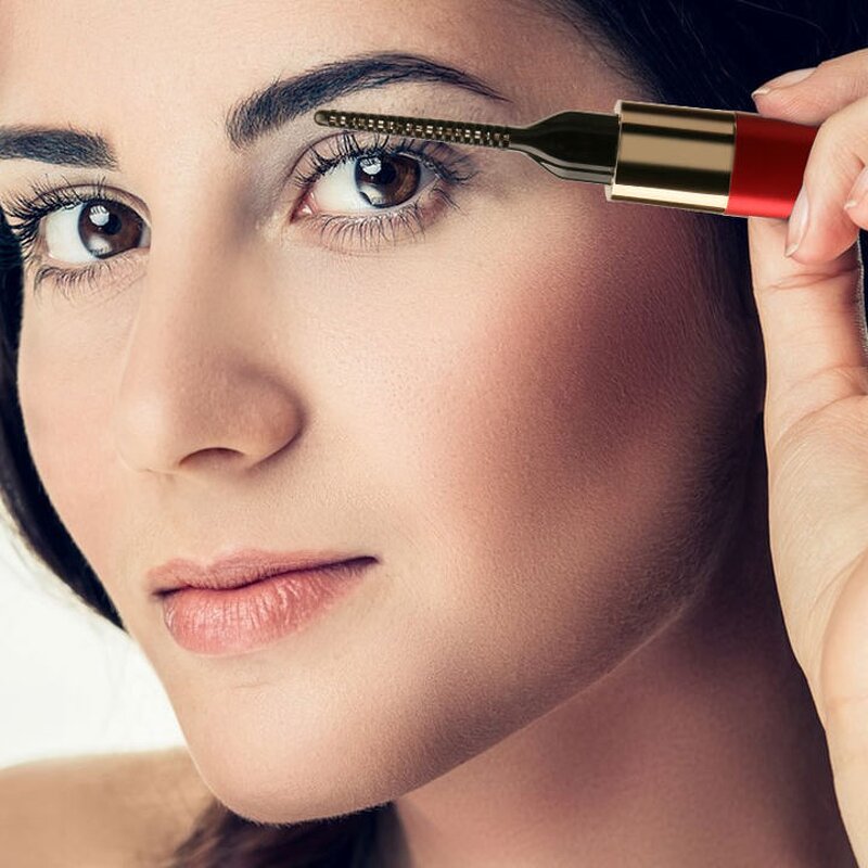 Electric Eyelash Curler - Zlime White Plastic Upgraded Hot Voluminously One-Step Lash