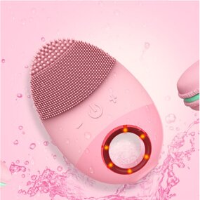 Sonic Silicone Cleansing Brush - Electric Face Cleanser Massager Waterproof Facial Tool