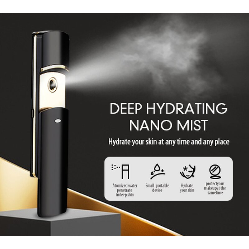 Korean Nano Mist Sprayer - Hot Selling Portable Handheld Mini Facial Steamer Cosmetic Tool