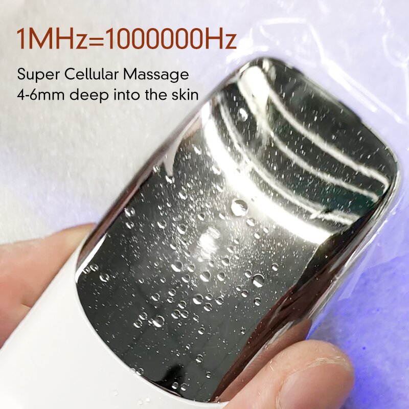 Ultrasonic Ion Massager - Home Use Face Neck Lift Skin Tightening Beauty Booster