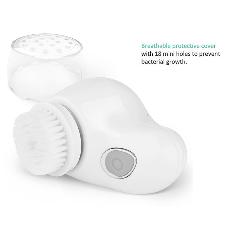 Silicone Facial Cleansing Brush - Hot Sell High Frequency Waterproof Rechargeable Scrubber