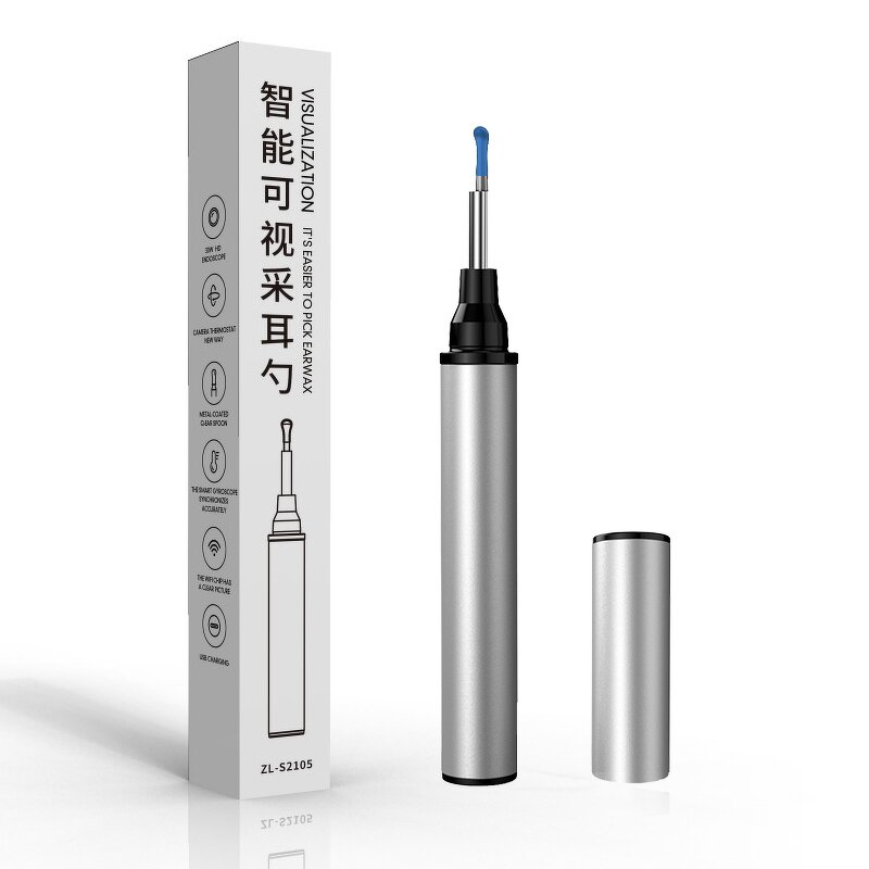Wifi Visual Ear Spoon - Mini 1080P HD 5mp Electric Ear Wax Removal Cleaner 3.5mm