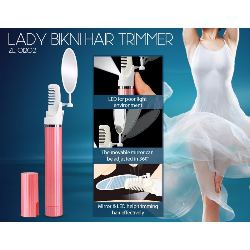 Heated Bikini Hair Trimmer - Professional Portable Japanese Laser Lady Electric Women Tool