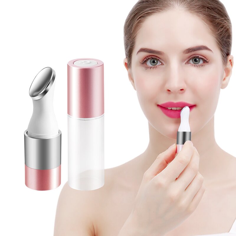 LED Facial Skincare Tool - Vibration Home Use Red Light Therapy Wand Cool Massage Device