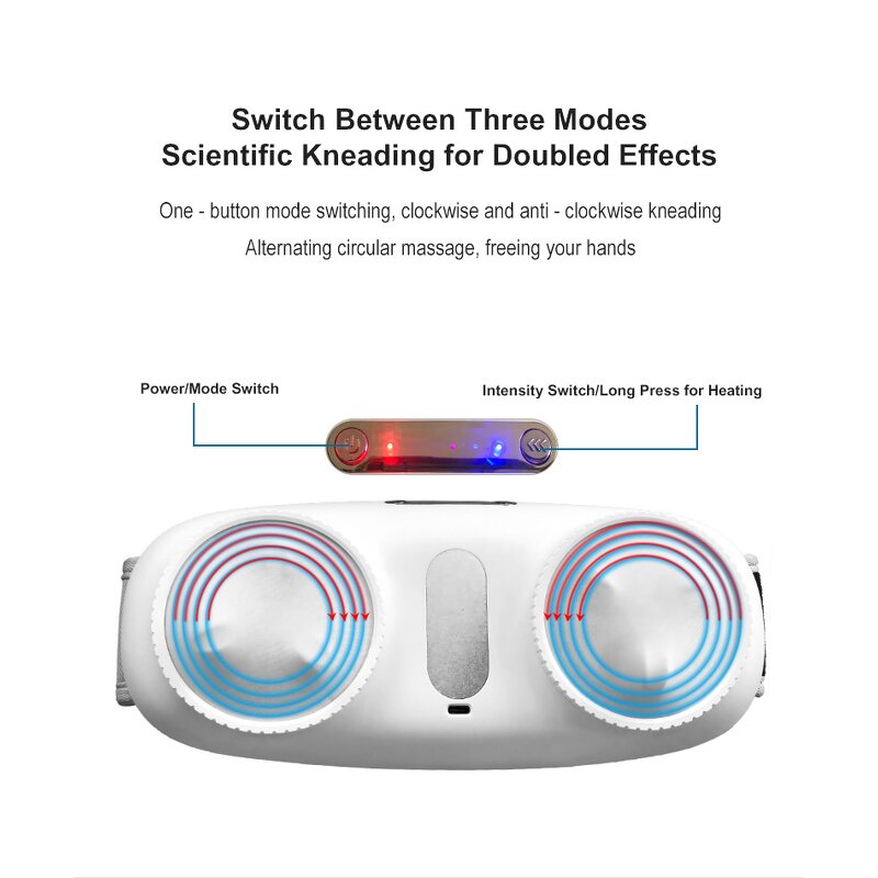 Electric Waist Abdominal Massager - Heat Muscle Pain Relief Circulation Factory Direct Sale