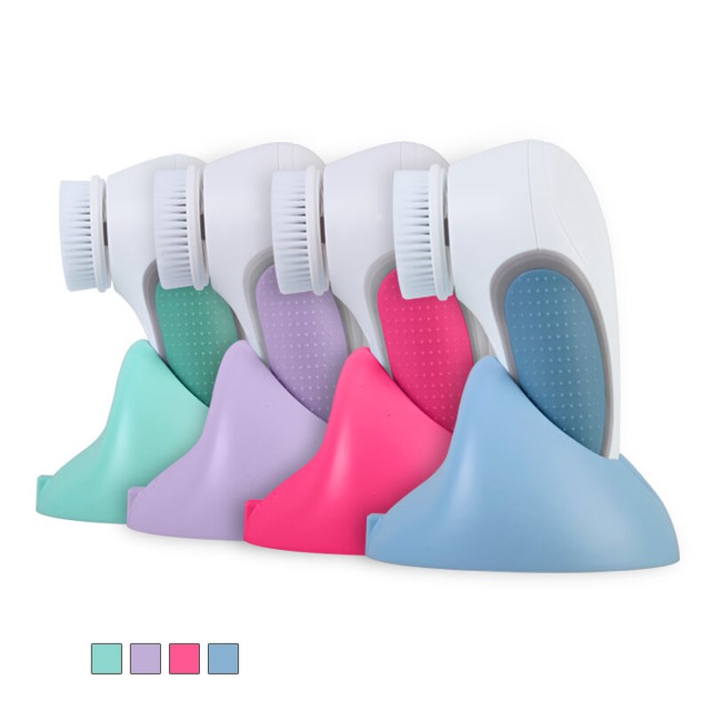 Electric Silicone Cleansing Brush - 2025 Waterproof Soft Face Washing Facial Massager Tool