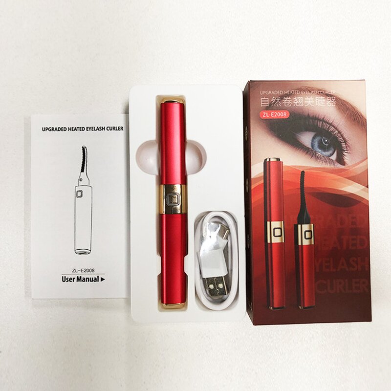 USB Eyelash Curler - Zlime Private Label Portable Electronic Mini Lash Lift Curler Tool