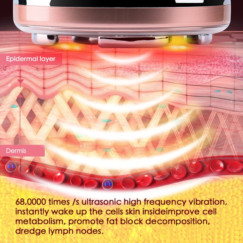 3 in 1 Body Massager - 680k HZ RF Vibration Fat Burn Slimming Vibrating Body Suit Tool