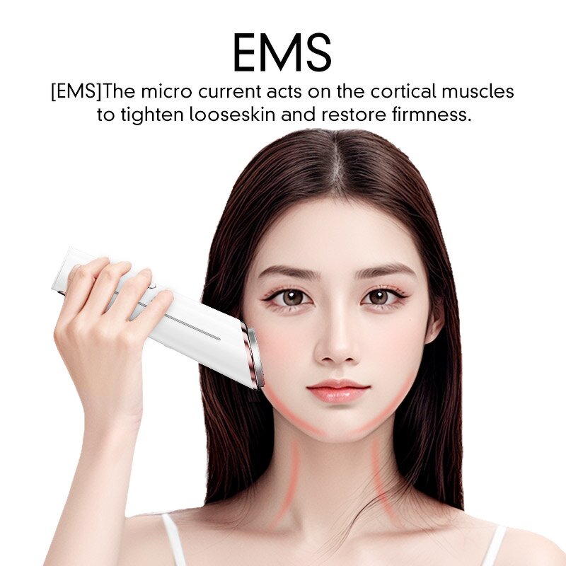 7 in 1 EMS RF Beauty Device - Face Lifting LED Light Therapy Skin Rejuvenation Massager