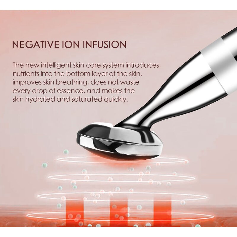 Negative Ion Dermabrasion Machine - Korean Portable Face Care Lift Skin Beauty Device Tool