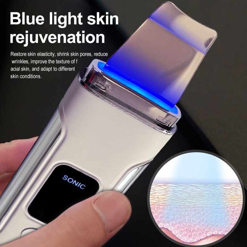 Ultrasonic Facial Scrubber - Factory Direct Blackhead Removal Deep Pore Cleansing Machine