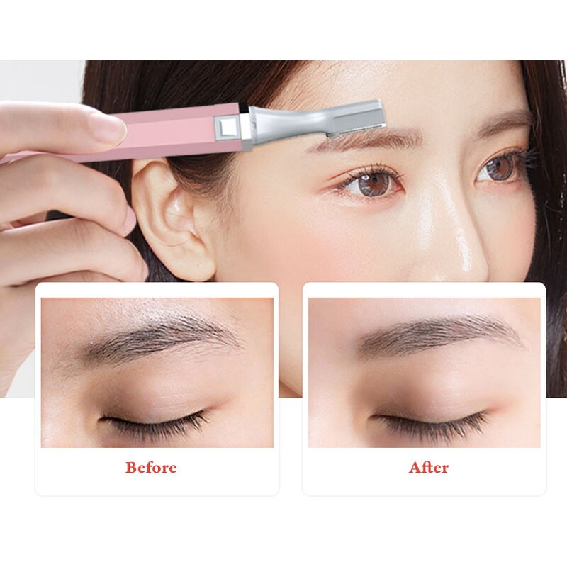 Electric Eyebrow Razor - Christmas Hot Sale Stainless Steel Women Men Makeup Shaving Tool