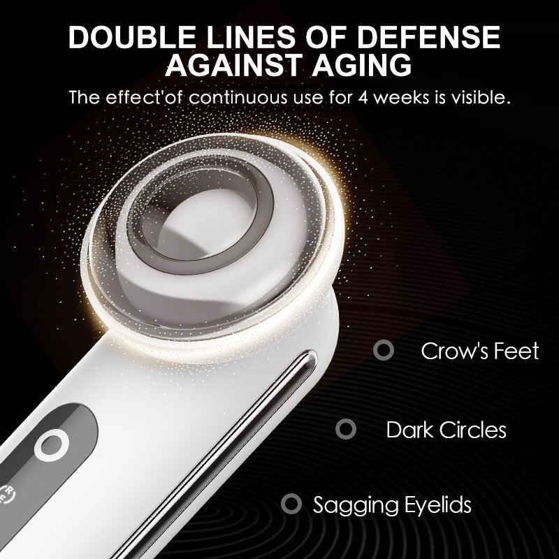 RF High Frequency Facial Device - Home Use Red Light Eye Bags Dark Circles Wrinkles Removal