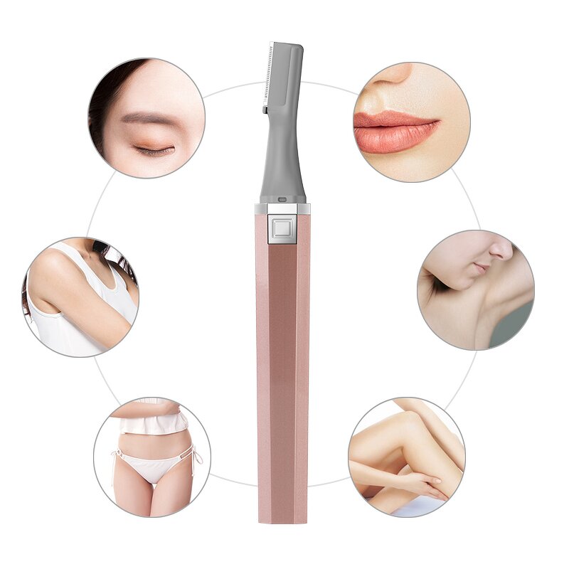 Stainless Eyebrow Trimmer - 2025 New Releases Beautiful Hair Removal Shaving Device
