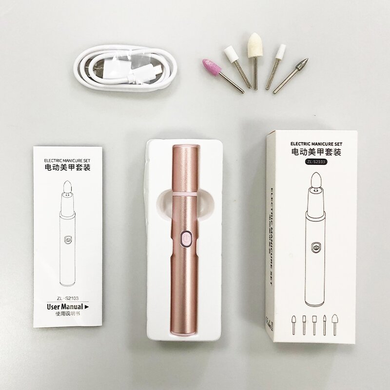 Baby Nail Trimmer Kit - Pedicure Set Mini Electric Machine Foot Tools Equipments Nail Kit
