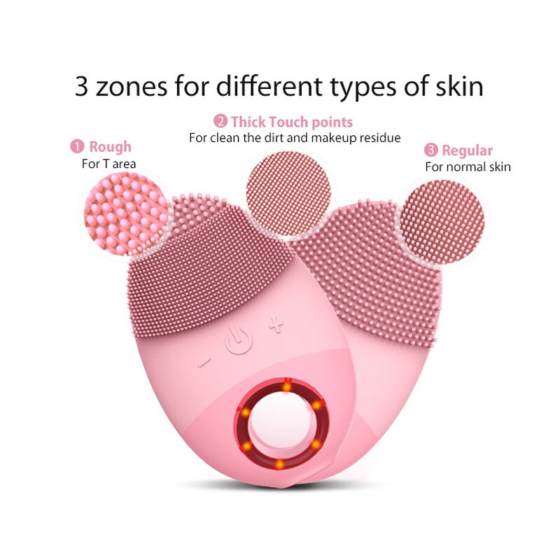 Silicone Face Cleaning Brush - 2025 New Releases Home Use Deep Cleansing Beauty Equipment