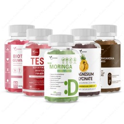 Hair Skin Gummies - OEM Biotin Collagen Fiber Blend