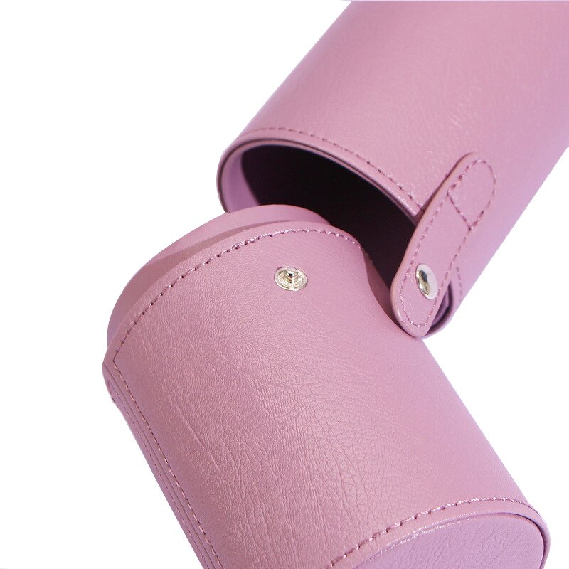 Makeup Brush Holder Manufacturer - High Quality PU Leather Tube Round Cylinder Case
