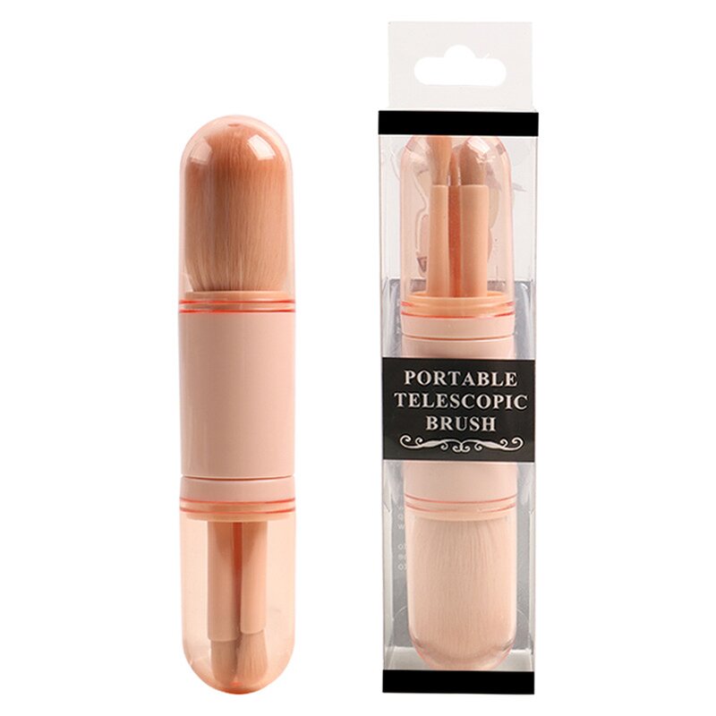 Makeup Brush Set Manufacturer - 4 Piece in 1 Mini Cute Travel Portable Professional