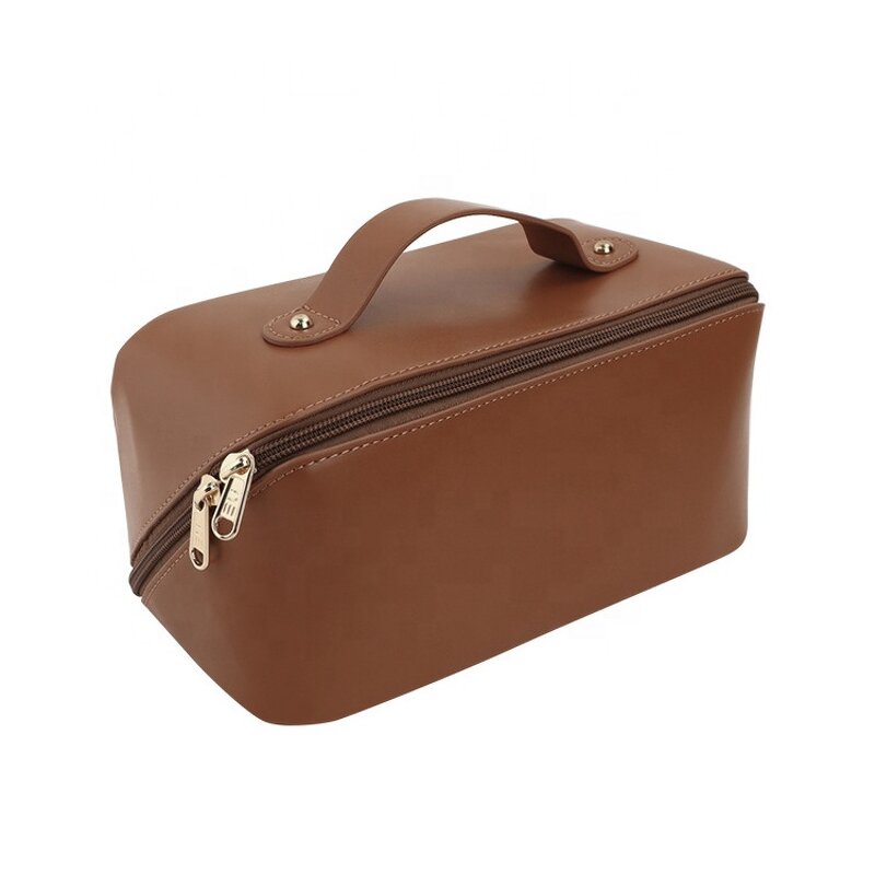 Makeup Brush Bag Manufacturer - Custom Waterproof PU Leather Travel Pouch Organizer