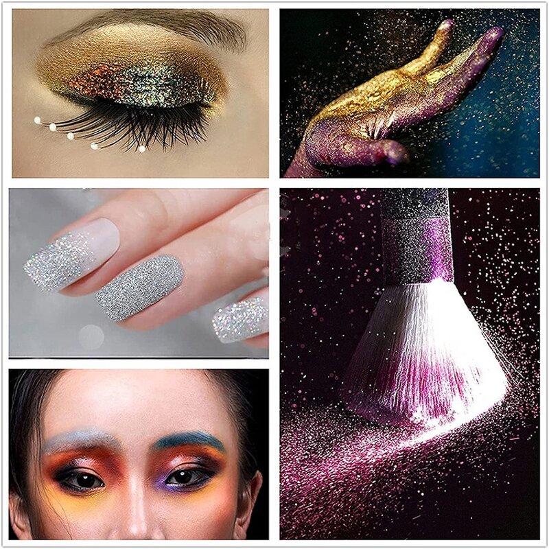 Shimmer Powder Manufacturer - Wholesale Fine PET Holographic Bulk Craft Nail Resin