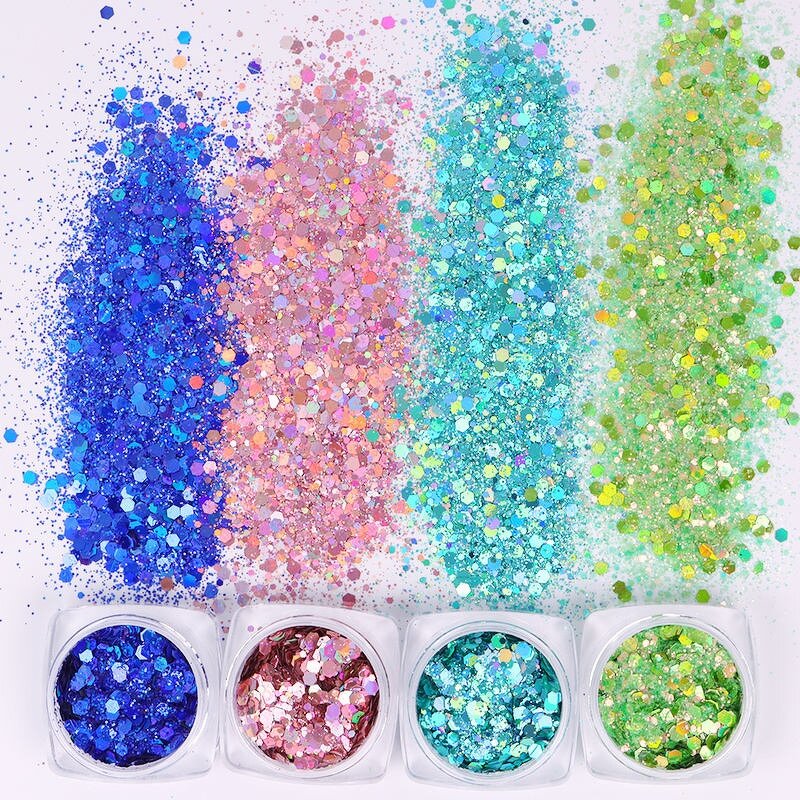 Shimmer Powder Manufacturer - Wholesale Fine PET Holographic Bulk Craft Nail Resin