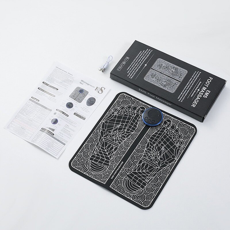 Foot Massage Pad Manufacturer - Portable Folding EMS USB Charging for Reflexology