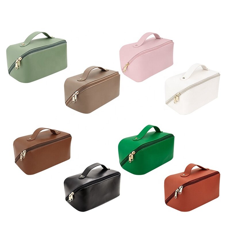 Makeup Brush Bag Manufacturer - Custom Waterproof PU Leather Travel Pouch Organizer