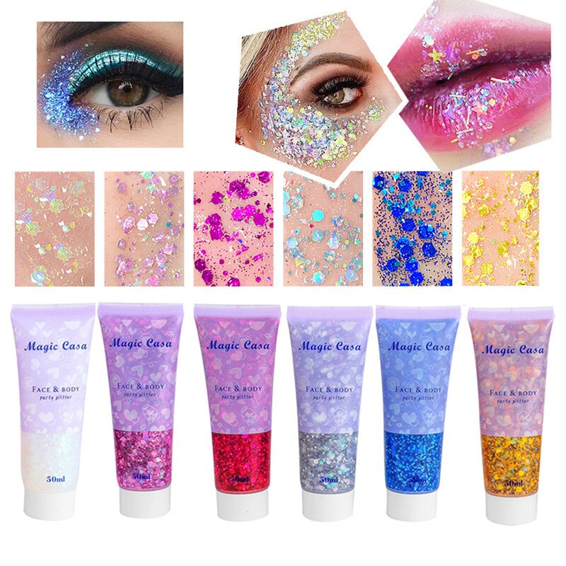 Liquid Highlighter Manufacturer - Popular 6 Colors Face Body Shimmer Pink Gold