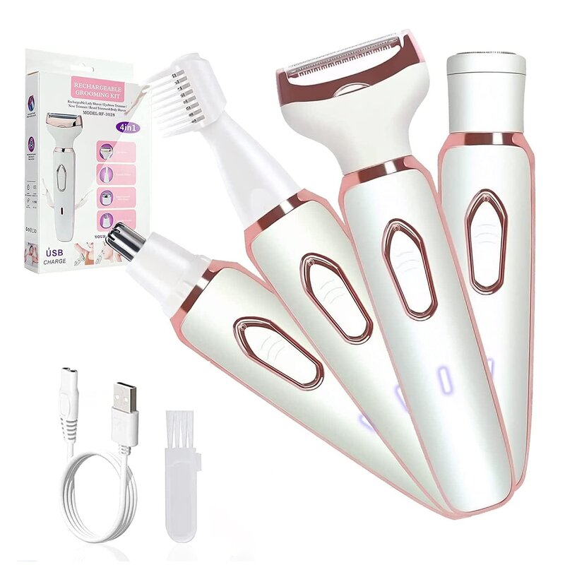 Epilator Shaver Manufacturer - 4 Head Replace Home Electric Double Foil Rechargeable