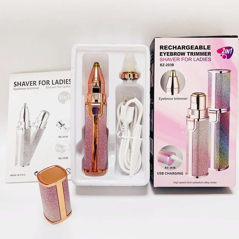 Depilator Manufacturer - 2-in-1 Electric Women's Portable Rotary Shaver and Epilator