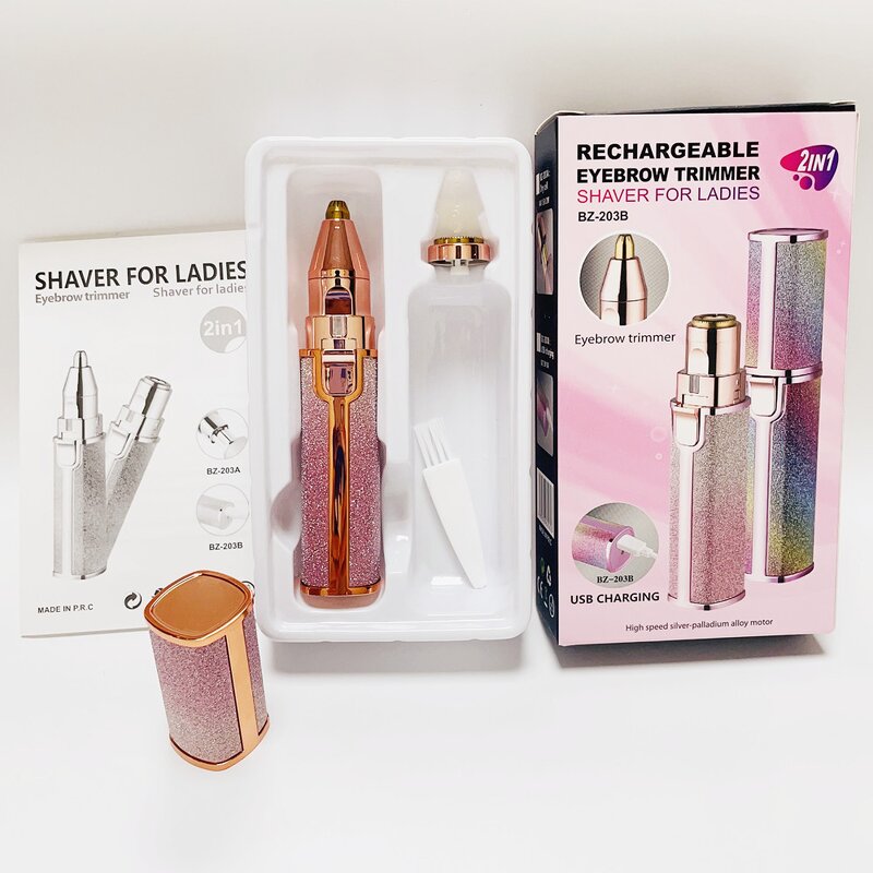 Depilator Manufacturer - 2-in-1 Electric Women's Portable Rotary Shaver and Epilator