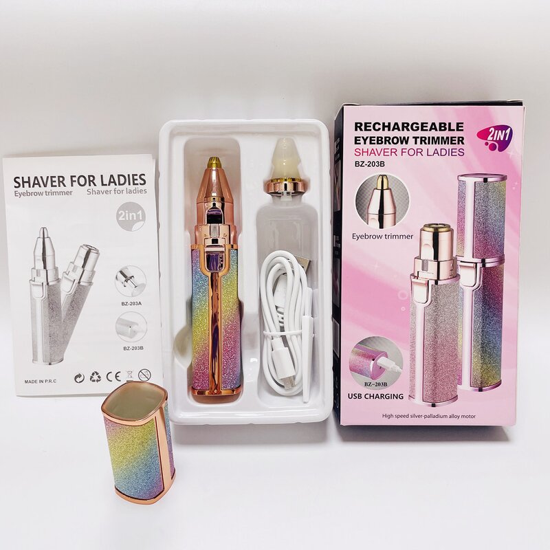 Hair Removal Tool Manufacturer - 2-in-1 Electric Women's Epilator Rotary Shaver