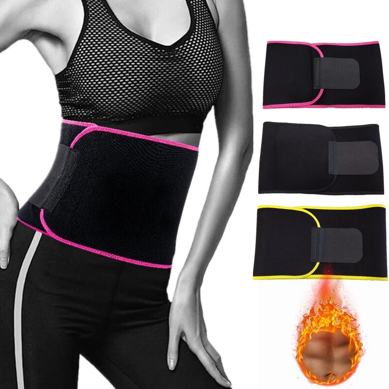 Neoprene Sauna Wrap - New Adjustable Fitness Fever Slimming Waist Trainer Sweat Corset