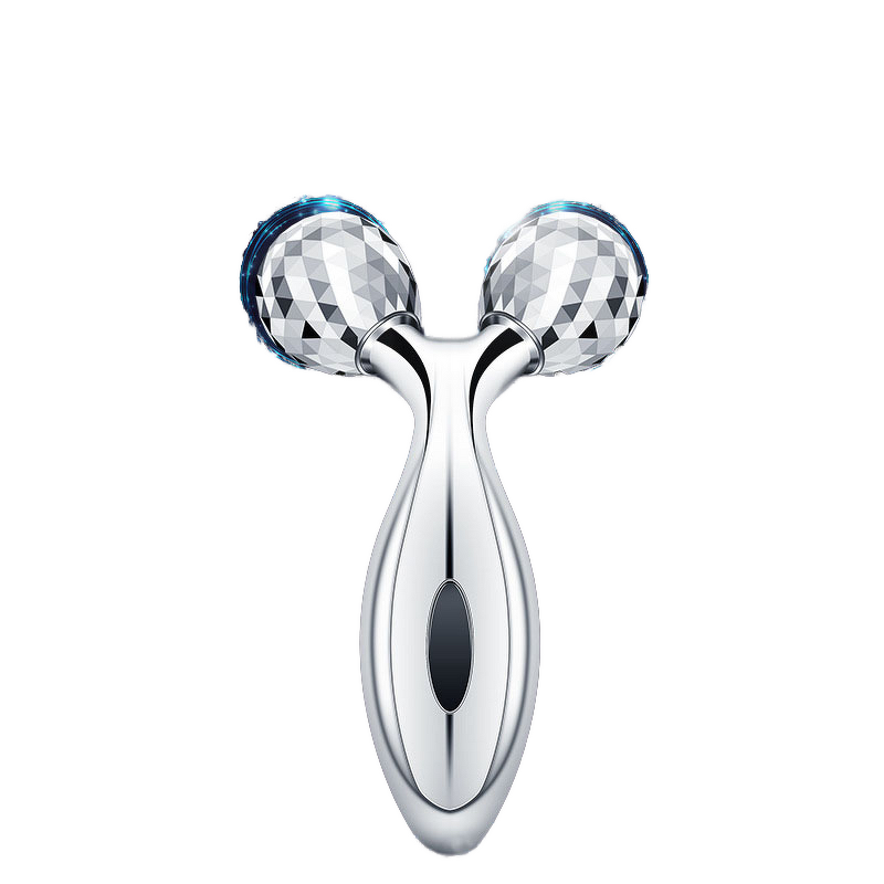 V-Shape Face Lift Roller - Professional Mini Stainless Steel Microcurrent EMS Ion Portable