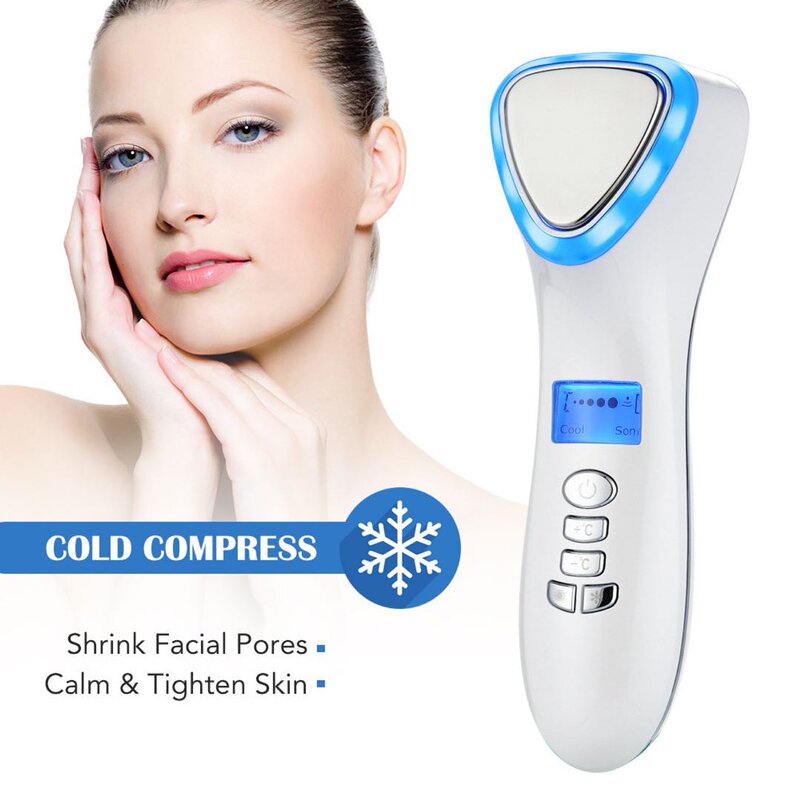 High Frequency Beauty Device - Hot Cold LED Light Skin Rejuvenation Personal Care Tool