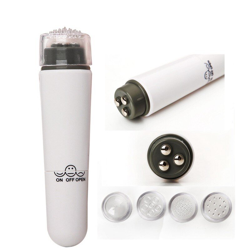 Facial Vibration Massage Pen - Mini Portable Remove Under Eye Bags Electric Therapy Stick