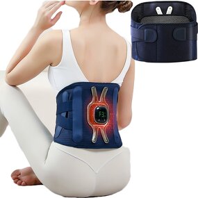 Electric Heating Waist Belt - 2025 Hot Back Massage Pain Relief Abdominal Heating Pad Tool