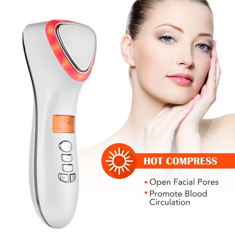 High Frequency Beauty Device - Hot Cold LED Light Skin Rejuvenation Personal Care Tool