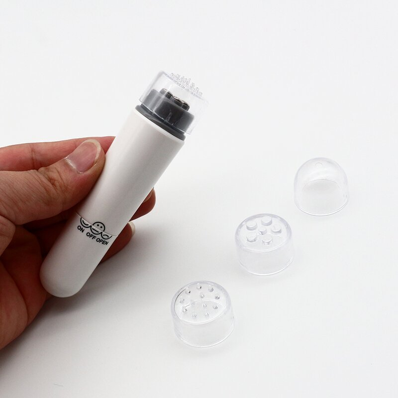 Facial Vibration Massage Pen - Mini Portable Remove Under Eye Bags Electric Therapy Stick