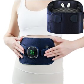Heated Vibrating Waist Trainer - Wholesale Adjustable Abdominal Massager Therapist Band Tool