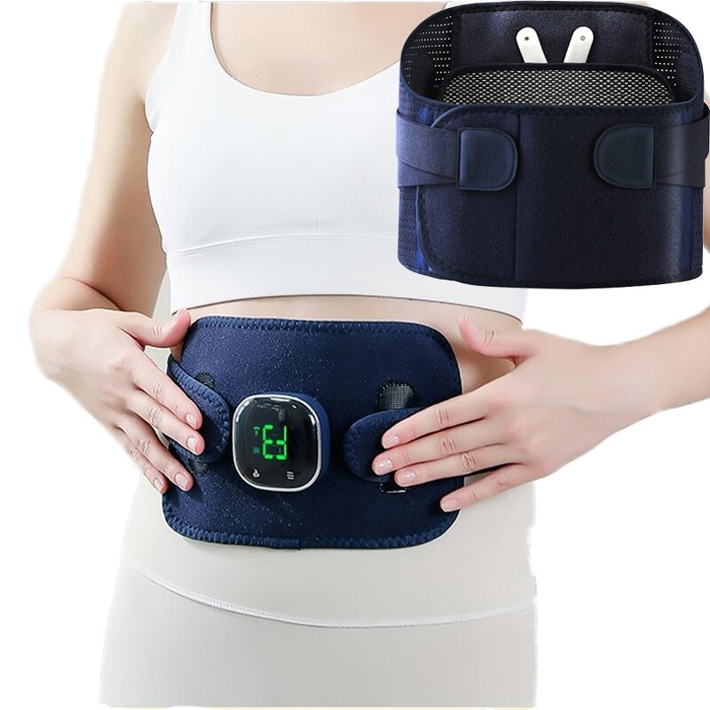 Heated Vibrating Waist Trainer - Wholesale Adjustable Abdominal Massager Therapist Band Tool