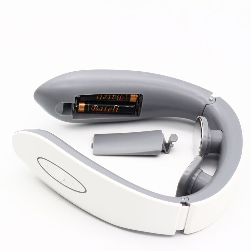 Smart EMS Neck Massager - Electric Pulse Back Shoulder Hot Compress Vibration Cervical Relief